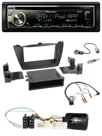 Автомагнитола для Hyundai ix35 (2010–2013) Pioneer DAB, CD, USB, поддержка кнопок на руле, черная