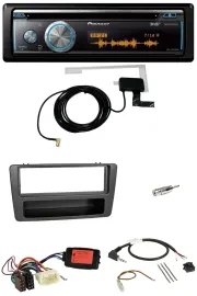 Pioneer Bluetooth DAB Lenkrad USB CD Autoradio für Honda Civic 01-03 schwarz