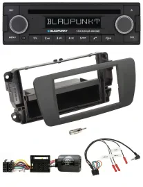 Blaupunkt Lenkrad Bluetooth DAB CD USB Autoradio für Seat Ibiza tuam grey