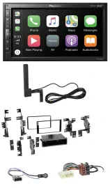 Pioneer USB 2DIN Bluetooth DAB MP3 Autoradio für Nissan Versa Tiida C11 2007-201