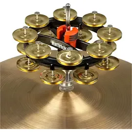 RhythmTech Double Hat Trick G2 Hi-Hat Tambourine 6 in. Brass