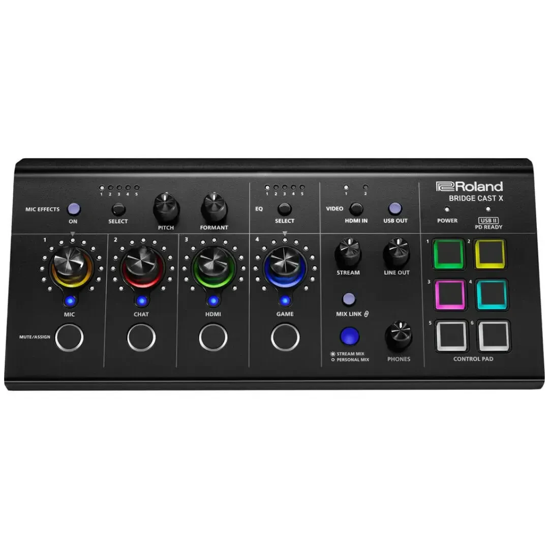 Микшер для стриминга Roland Bridge Cast X