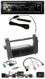 Автомагнитола для Mercedes A‑Class W169/B‑Class Pioneer CD/MP3, USB, DAB, поддержка кнопок на руле