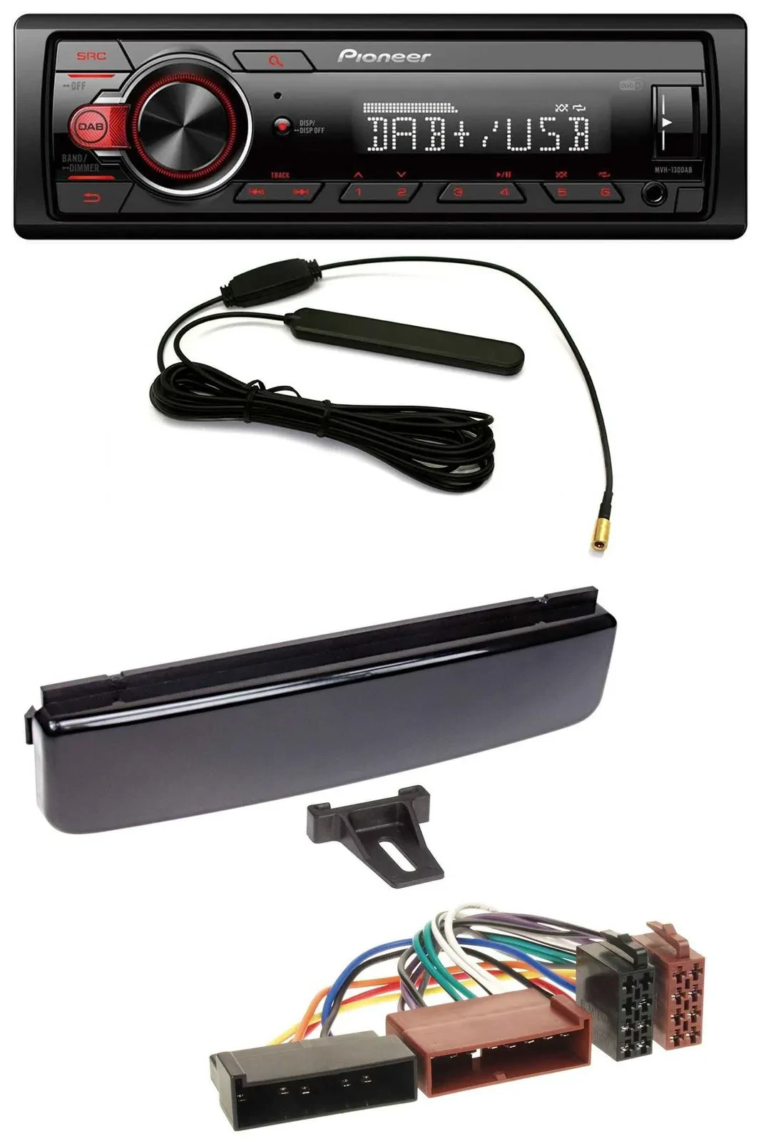 Pioneer MP3 DAB 1DIN AUX USB Autoradio für Ford Cougar Fiesta Focus Mondeo Puma