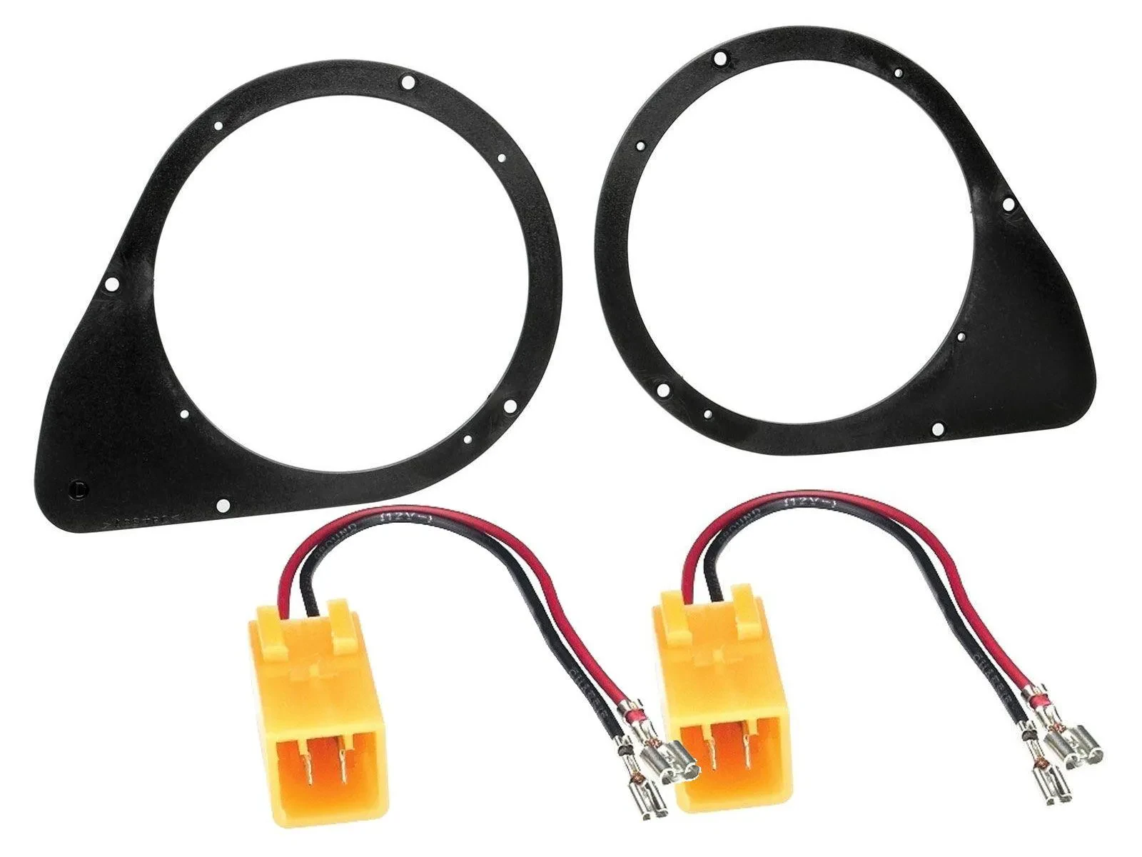 Установочный комплект для динамиков для авто Caraudio24 165 мм (6.5"), задняя полка, для Fiat 500, Stilo, Lancia Delta