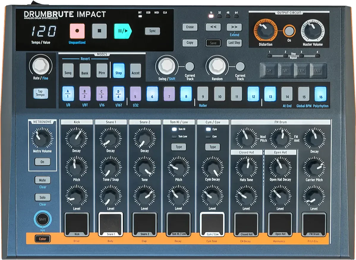 Драм-машина Arturia DrumBrute Impact