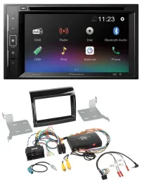 Pioneer Bluetooth Lenkrad USB 2DIN DAB DVD Autoradio für Fiat Citroen Peugeot In