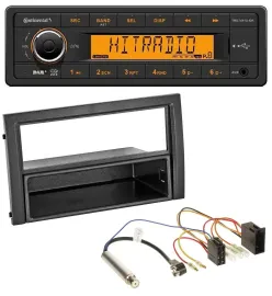 Continental 1DIN DAB MP3 AUX USB Autoradio für Skoda Fabia 2004-2007 6Y Facelift