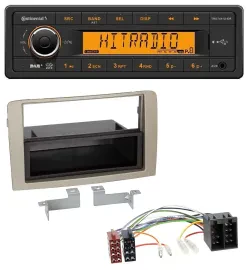 Continental 1DIN DAB MP3 AUX USB Autoradio für Lancia Musa (ab 2005)