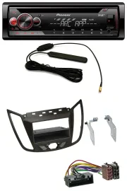 Pioneer CD USB AUX DAB MP3 Autoradio für Ford C-Max / Kuga - dunkelbraun