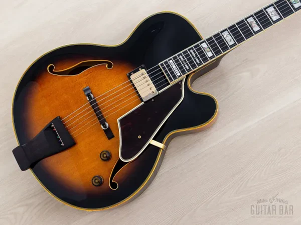 1988 Ibanez JP20 Joe Pass Signature Archtop Electric Guitar w/ Super 58, Case