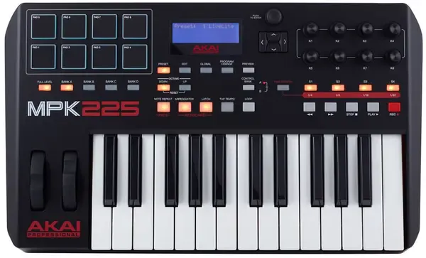 Миди-клавиатура Akai Pro MPK225 USB