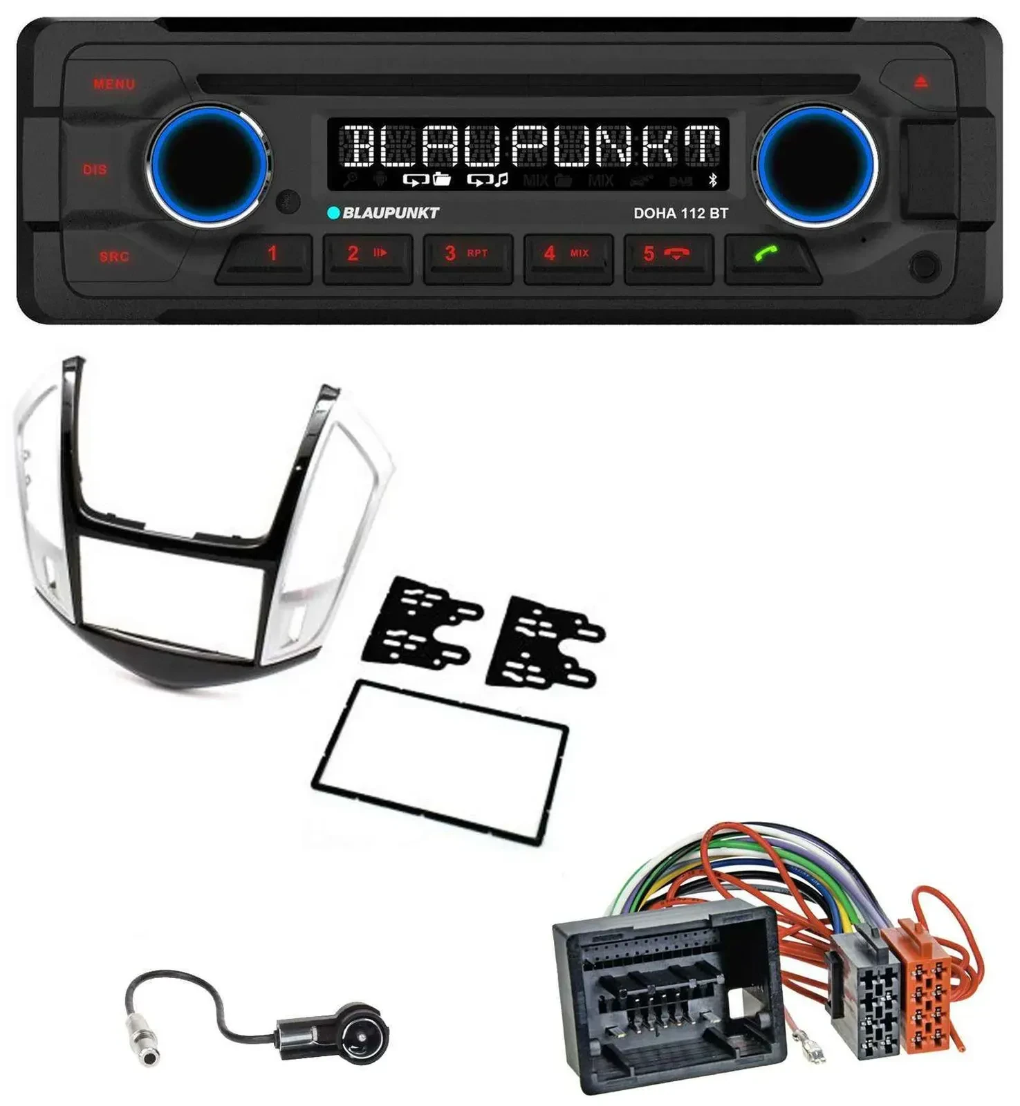 Blaupunkt AUX MP3 CD Bluetooth USB Autoradio für Chevrolet Cruze 2011-2016 silbe
