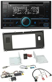 Kenwood CD 2DIN DAB USB Lenkrad Bluetooth Autoradio für Land Rover Evoque ab 201