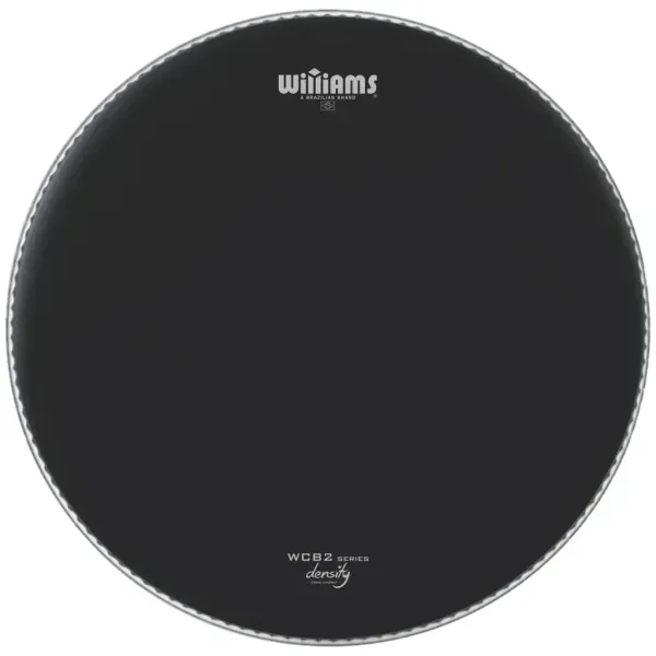 Пластик для барабана Williams 6" Density Coated Black WCB2