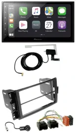 Автомагнитола Pioneer 2DIN USB MP3 Bluetooth DAB для Chevrolet Corvette 2005–2013