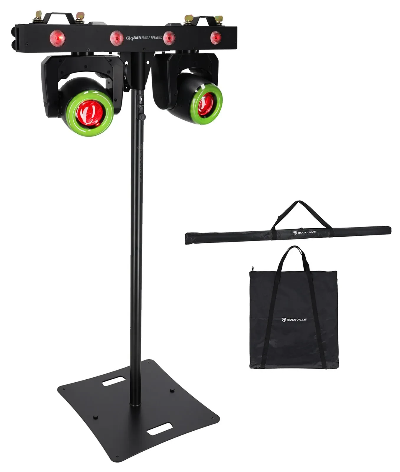 Chauvet GIGBAR BRIDGE BEAM ILS Light Bar w/ Moving Heads/Wash/RGBW Rings+Stand