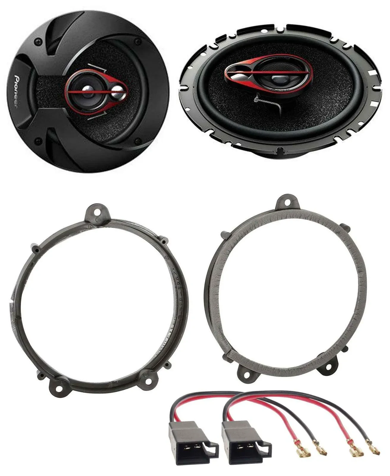 Pioneer 3-Wege 250Watt 16,5cm Lautsprecher für Renault Twingo ab 07 Fronttür Aut