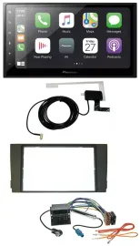 Pioneer USB MP3 2DIN Bluetooth DAB Autoradio für Audi A6 01-05 C5 Quadlock