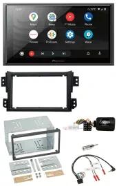 Pioneer USB 2DIN DAB Lenkrad Bluetooth Autoradio für Opel Agila B Suzuki Splash