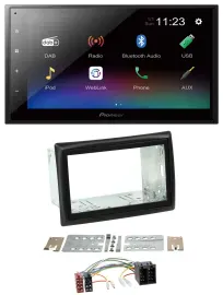 Pioneer USB Bluetooth DAB 2DIN MP3 Autoradio für Renault Megane 2002-2008