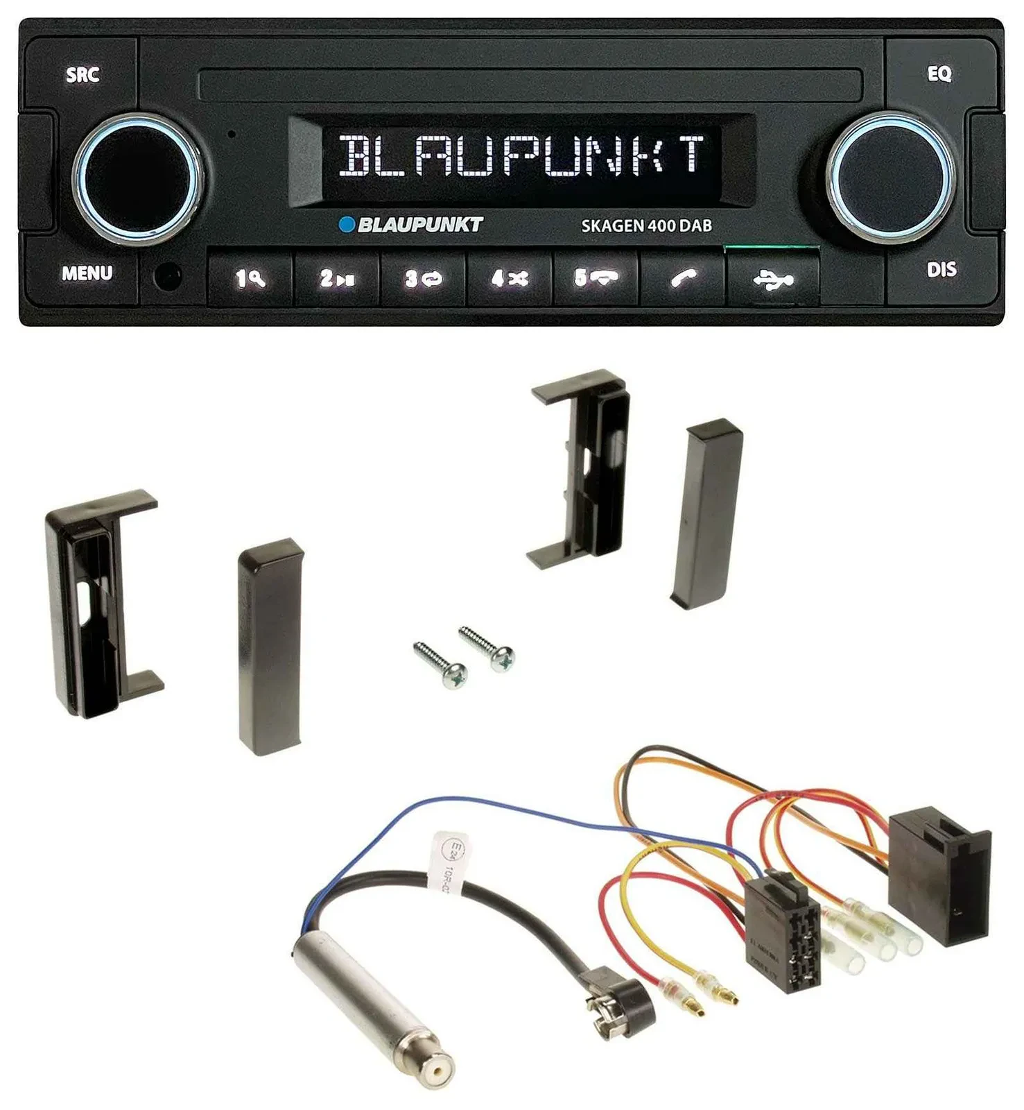 Blaupunkt DAB USB Bluetooth MP3 Autoradio für Audi TT (1998-2006) - ISO