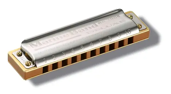 Губная гармошка диатоническая Hohner Marine Band Deluxe 2005/20 E