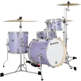 Барабанная установка Ludwig Breakbeats by Questlove 16x14/10x7/13x13/14x5, Lilac Sparkle (набор, 4 шт.) с сумками