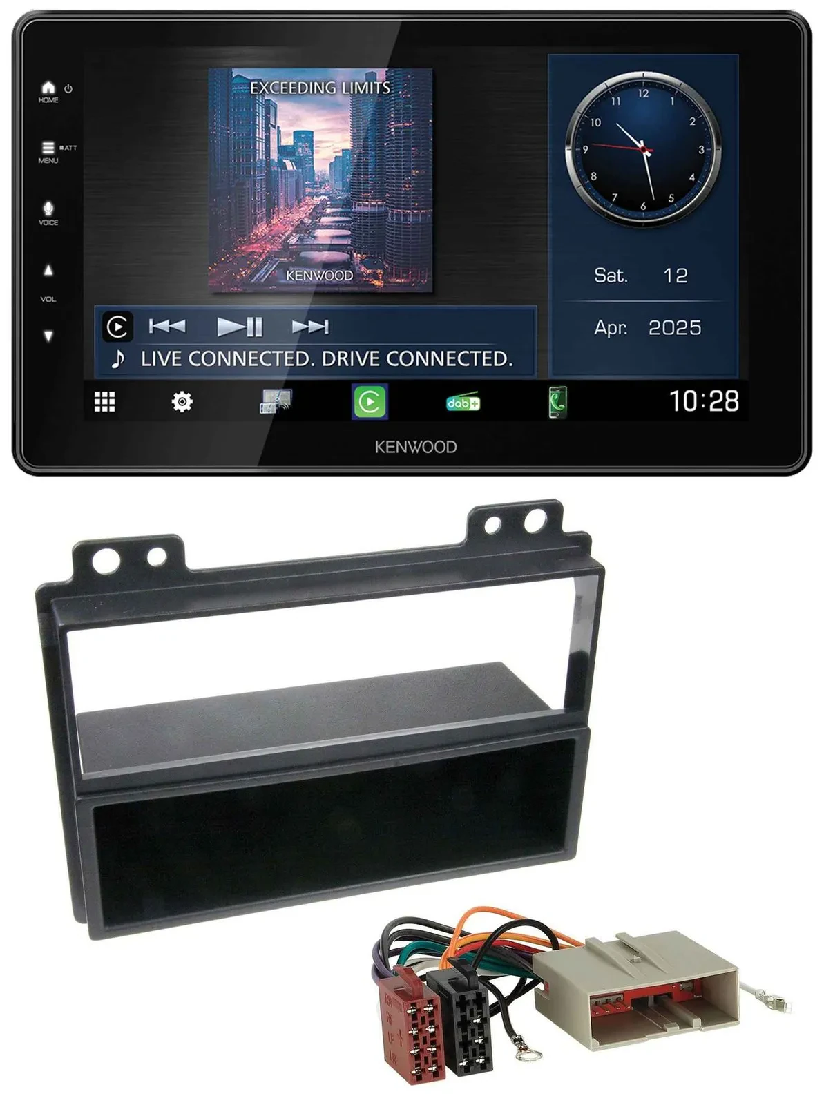 Kenwood MP3 Bluetooth USB DAB Autoradio für Ford Fiesta 03-05 Fusion 02-05