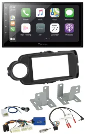 Автомагнитола Pioneer 2 DIN, Bluetooth, DAB, USB, для Toyota Yaris (с 2014), черный
