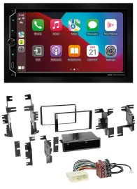 ESX 2DIN DAB USB MP3 Bluetooth Autoradio für Nissan Juke Navara NV ab 12