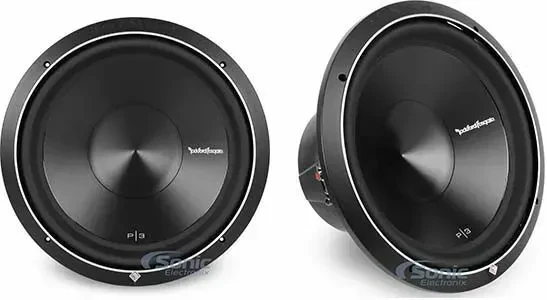 2) Rockford Fosgate P3D2-15 15" 2400W 2-Ohm Car Audio Subwoofers Bundle Package