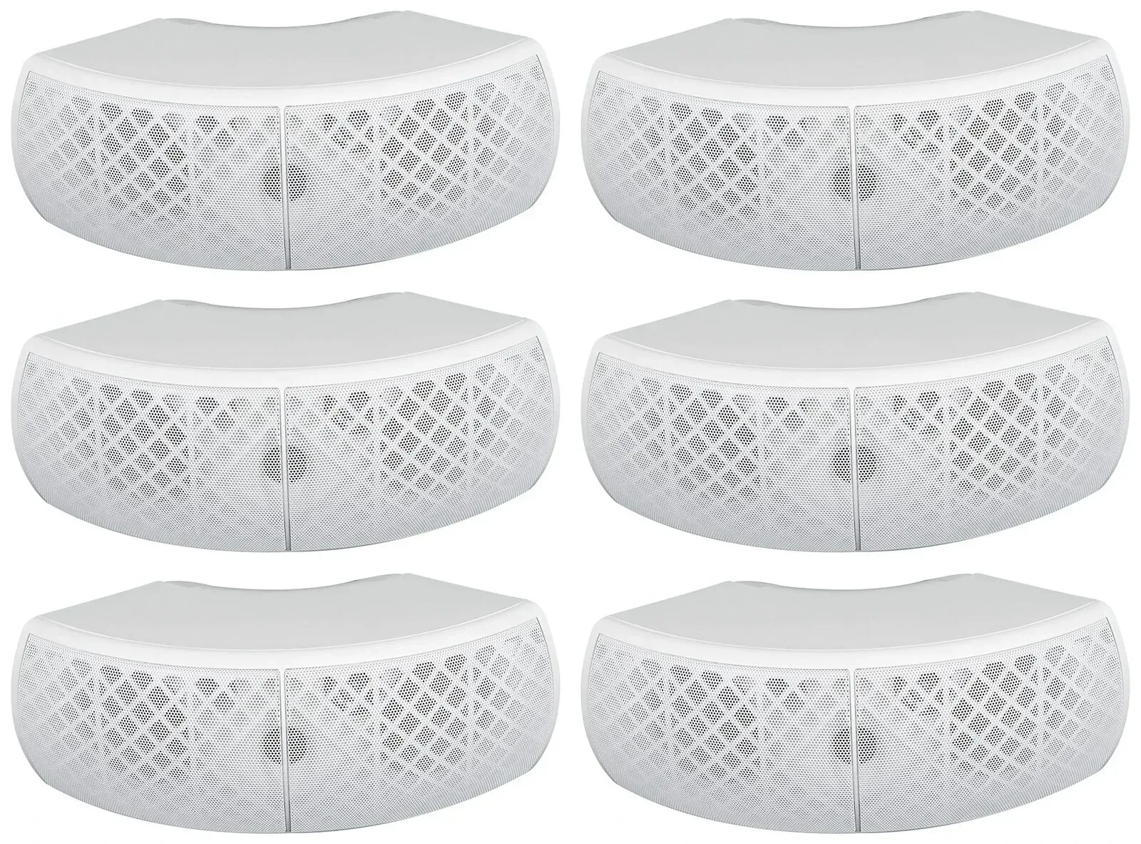 Настенная акустика Rockville WET-D4 White 4" 50W (6 штук)