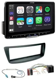 Alpine Bluetooth MP3 USB DAB Autoradio für Citroen C1 Peugeot 107 Fakra Phantome