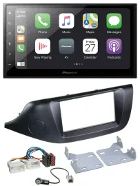 Автомагнитола для Kia Ceed (с 2012) Pioneer 2-DIN, MP3, Bluetooth, DAB, USB, черный