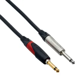 Инструментальный кабель для гитары Bespeco NC100SL 1 м (прямой/прямой)