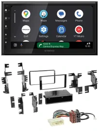 Kenwood DAB Bluetooth USB MP3 2DIN Autoradio für Nissan Juke Navara NV ab 12