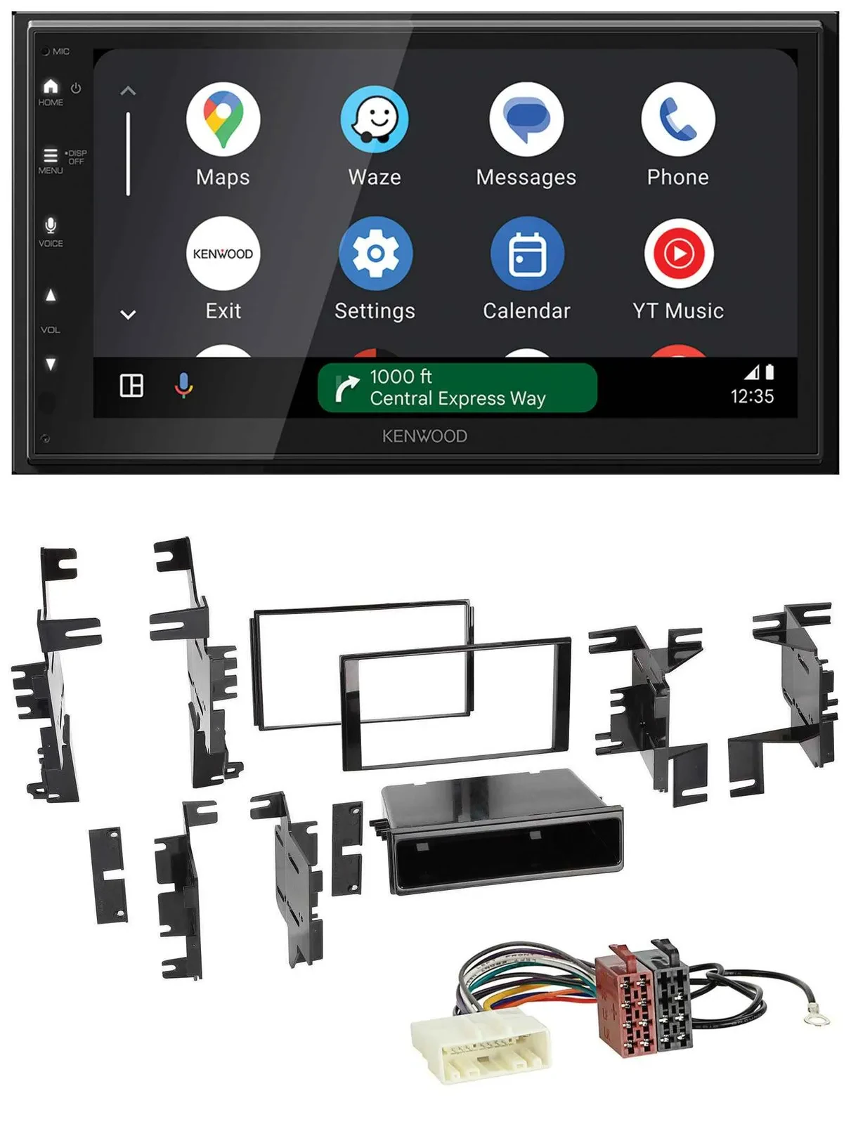 Kenwood DAB Bluetooth USB MP3 2DIN Autoradio für Nissan Juke Navara NV ab 12