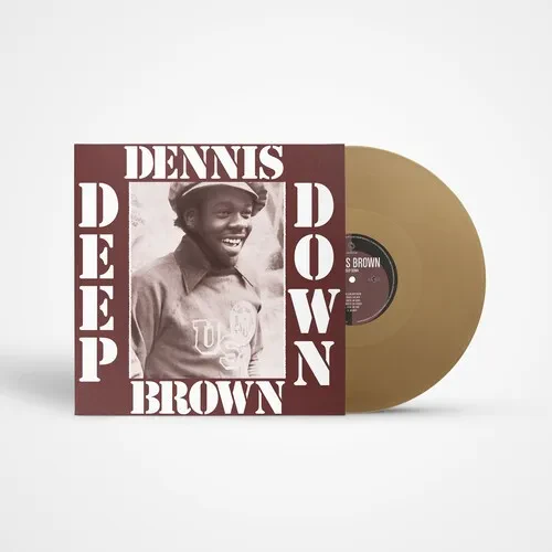 Виниловая пластинка Dennis Brown - Deep Down - Gold [New Vinyl LP] Colored Vinyl, Gold, Anniversary