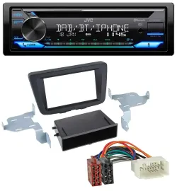 Автомагнитола для Suzuki Baleno (EW, с 2016) JVC Bluetooth, DAB, CD, USB, MP3