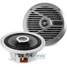 Alpine SPS-M601 70W RMS 6.5" 2-Way Marine Coaxial Speakers
