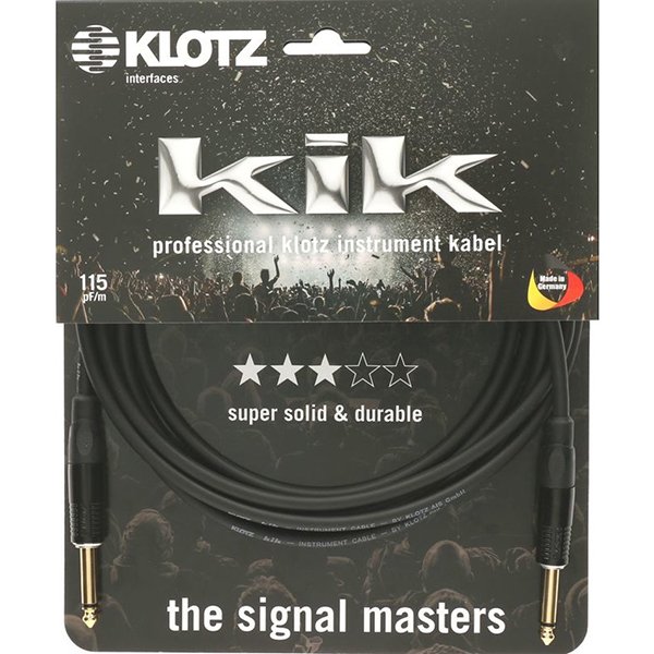 Инструментальный кабель Klotz KIKKG3.0PPSW KIK 3 метра