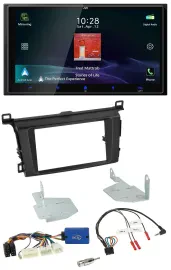 JVC USB Bluetooth 2DIN DAB Lenkrad Autoradio für Toyota RAV 4 ab 2013