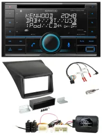 Kenwood CD 2DIN DAB USB Lenkrad Bluetooth Autoradio für Mitsubishi L200 2010-201