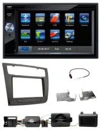 Blaupunkt 2DIN Bluetooth TMC USB Lenkrad SD Navigation für BMW 1er PDC aut. Klim