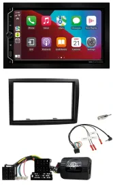 ESX 2DIN DAB USB Lenkrad Bluetooth Autoradio für Citroen Jumper Peugeot Boxer 20