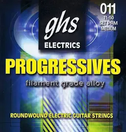 Струны для электрогитары GHS Strings PRM Progressive 11-50