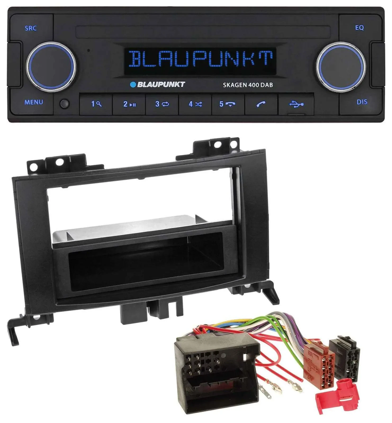 Blaupunkt DAB USB Bluetooth MP3 Autoradio für Mercedes Sprinter ab 06 Rubbertouc