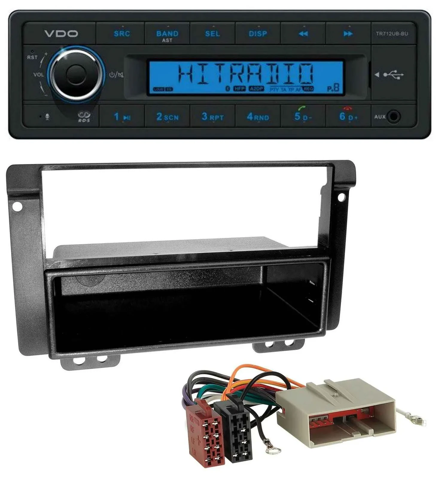 VDO Bluetooth AUX USB MP3 Autoradio für Landrover Freelander 2004-2007