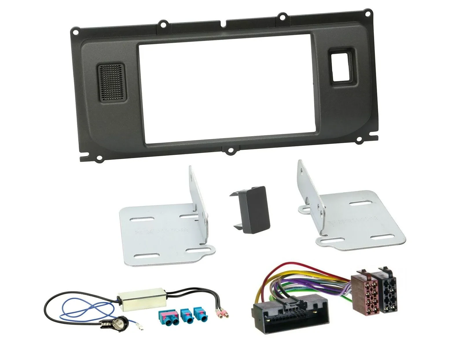 Radioeinbauset Doppel DIN Autoradio für Land Rover Evoque Blindstopfen ab 11